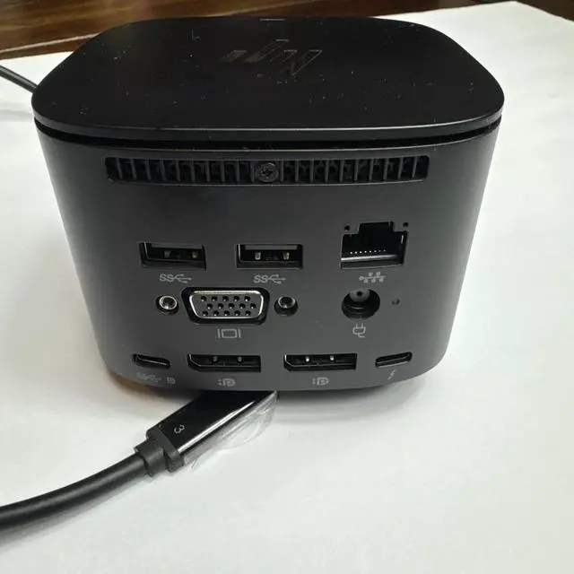 Alt view image 4 of 7 - HP HSN-IX01 Thunderbolt Dock G2 120W Docking Station, USB-C, 3DB43AV#ABA, Dual 4K Display, Ethernet, Black
