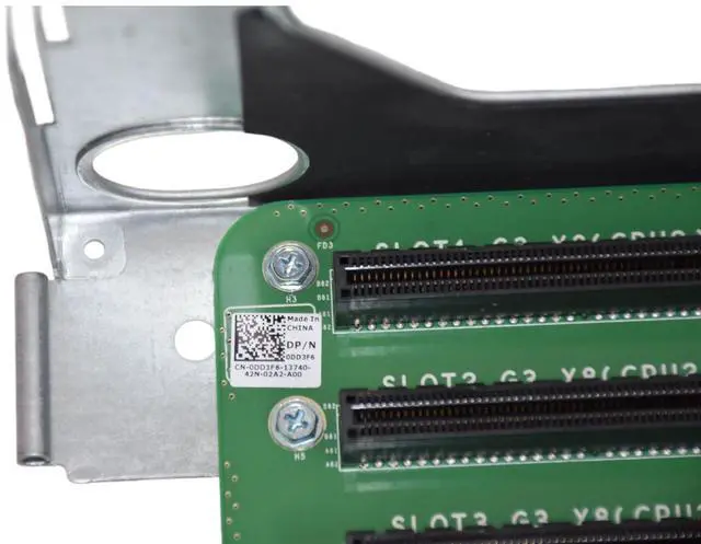 Alt view image 2 of 7 - Dell DD3F6 3x PCI-E Riser Board  for PowerEdge R720 R720xd 3x PCIe Gen3 x8 Slots with Riser Cage DD3F6