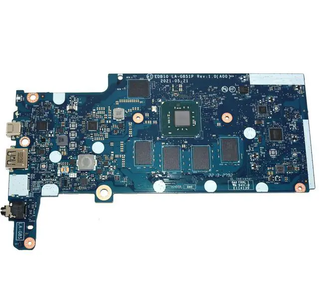 Alt view image 4 of 7 - Dell OEM Chromebook 3100 Laptop Motherboard System Board Celeron N4000 1.1GHz Dual Core - 16GB - 1Y3PF
