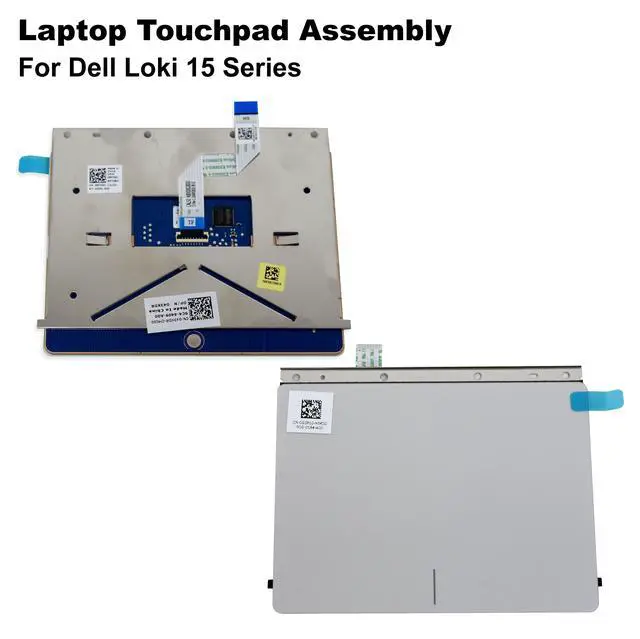 Alt view image 2 of 6 - Dell OEM 43XDR Touchpad for Inspiron 17 5770, 15 5570, Latitude 3590  Replacement Touchpad