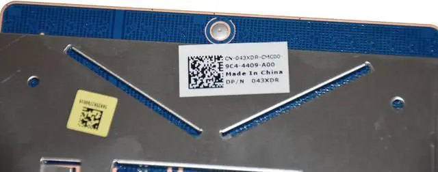 Alt view image 6 of 6 - Dell OEM 43XDR Touchpad for Inspiron 17 5770, 15 5570, Latitude 3590  Replacement Touchpad