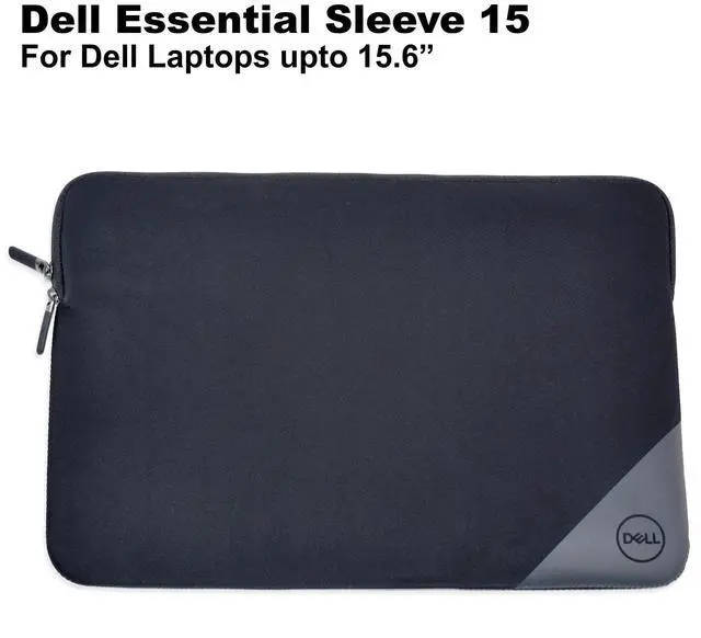 Alt view image 3 of 6 - Dell ES1520V 15" Essential Laptop Sleeve Case Black 1271N 460-BCQO WGGHJ