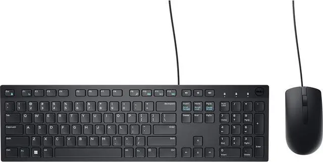Alt view image 2 of 4 - Dell Wired Keyboard and Mouse - KM300C, Black