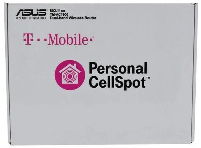 Alt view image 10 of 10 - T-Mobile Asus OEM WiFi Cellspot 1300Mbps 4 Port Wireless Router TM-AC1900