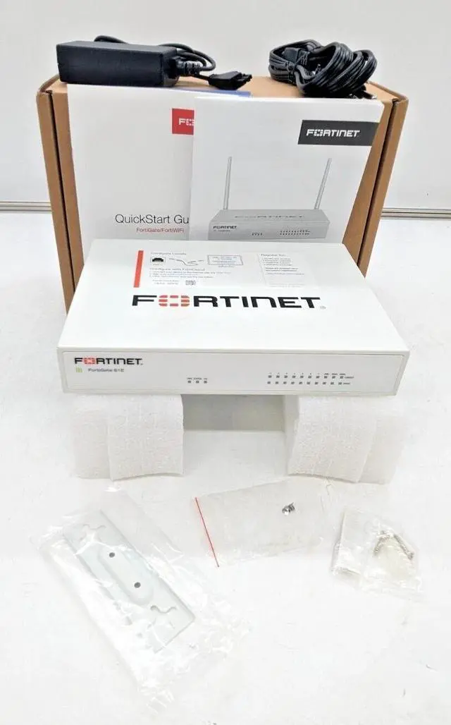 Main image of Fortinet Fortigate-61e Security Firewall Appliance with AC Adapter Box Manual
