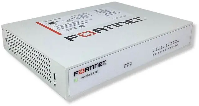 Alt view image 3 of 7 - Fortinet Fortigate-61e Security Firewall Appliance with AC Adapter Box Manual