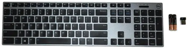 Alt view image 5 of 7 - Dell WK717 Premier Wireless Keyboard with Bluetooth & USB Receiver US Layout 0YP4YT YP4YT