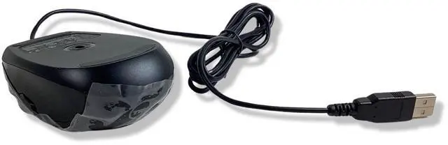Alt view image 7 of 7 - Dell USB Wired Laser Mouse 6-Button Scroll Wheel Black J660D V7623 Lot of 3