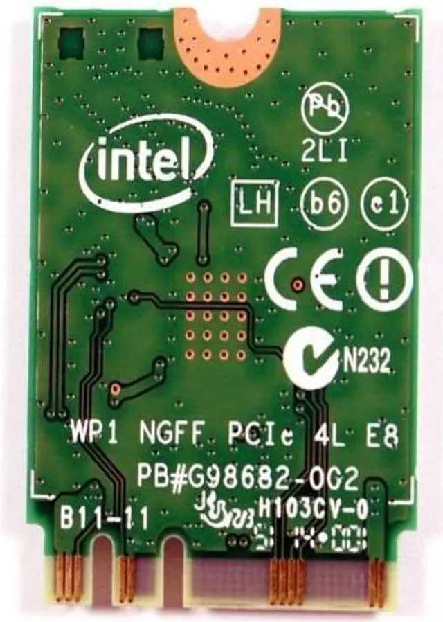 Alt view image 3 of 7 - Intel Dual Band Wireless-AC 3160 Wifi & Bluetooth Card 0N2VFR N2VFR
