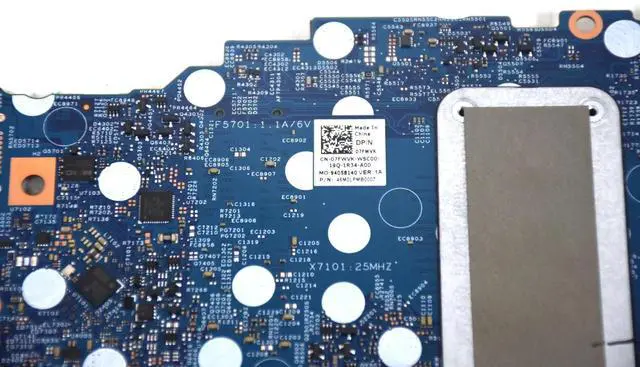 Alt view image 6 of 7 - Dell Vostro 5502/5402 Motherboard i7-1165G7 NVIDIA MX350 DDR4  7FWVK 19861-1  Genuine OEM Replacement