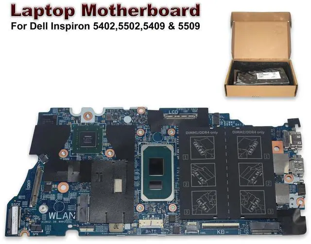 Alt view image 2 of 7 - Dell Vostro 5502/5402 Motherboard i7-1165G7 NVIDIA MX350 DDR4  7FWVK 19861-1  Genuine OEM Replacement