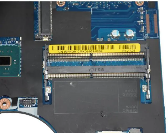 Alt view image 2 of 5 - Dell Precision 7520 Motherboard with Intel Core i7-6820HQ 2.7GHz CPU  9FRDM LA-E311P