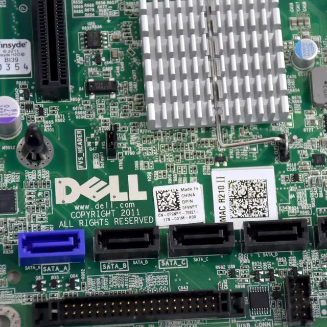 Alt view image 4 of 7 - Dell PowerEdge R210 II Server Motherboard - Intel C202 Socket LGA1151 DDR3, Green, Ideal for Computer Hardware Applications