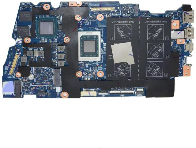 Alt view image 5 of 7 - Dell Inspiron 14 5425 Motherboard with AMD Ryzen 5 5625U 2.3GHz CPU and NVIDIA GeForce MX550 2GB GDDR6 GPU  H04J6