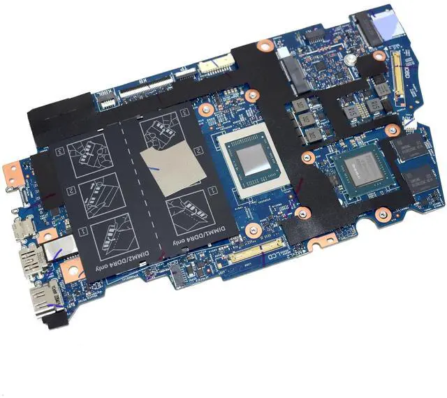 Alt view image 3 of 7 - Dell Inspiron 14 5425 Motherboard with AMD Ryzen 5 5625U 2.3GHz CPU and NVIDIA GeForce MX550 2GB GDDR6 GPU  H04J6