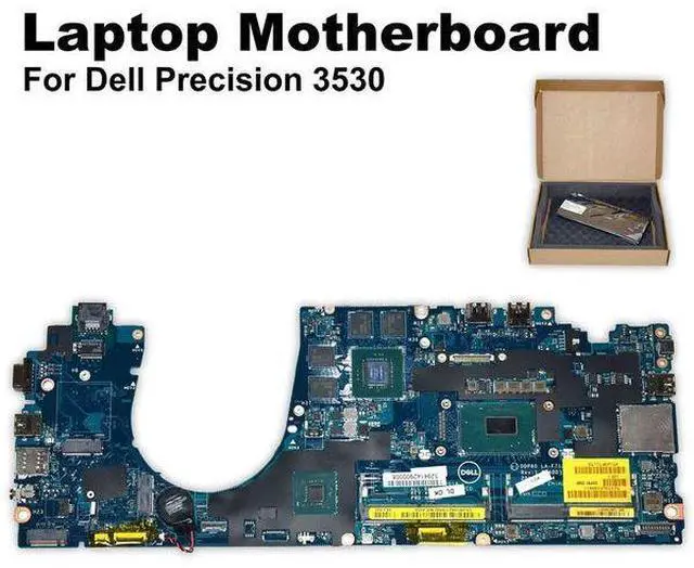 Alt view image 2 of 7 - Dell OEM Precision 3530 Motherboard System Board with 2.2GHz Hex Core Intel i7 - Nvidia Graphics - M1HK2