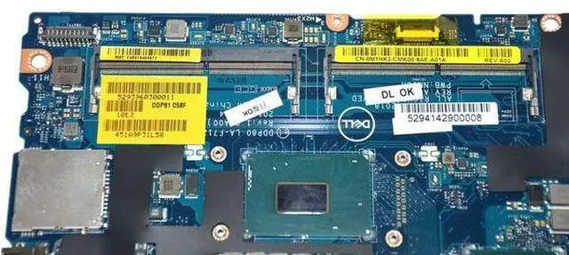 Alt view image 6 of 7 - Dell OEM Precision 3530 Motherboard System Board with 2.2GHz Hex Core Intel i7 - Nvidia Graphics - M1HK2