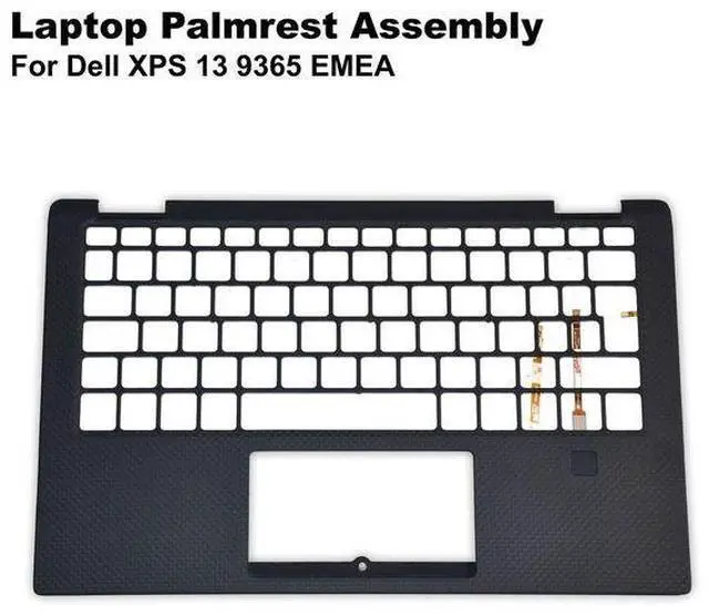 Alt view image 2 of 7 - Dell XPS 13 9365 EMEA Palmrest Upper Case Assembly P8DP6 0P8DP6