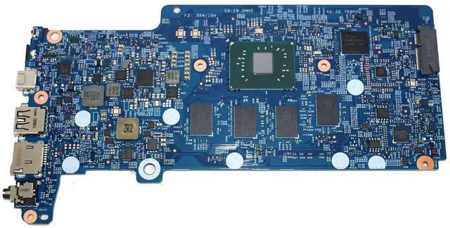Alt view image 3 of 6 - Dell Chromebook 5190 Motherboard PC1G3 Celeron N3350 1.10GHz 4GB RAM 32GB eMMC