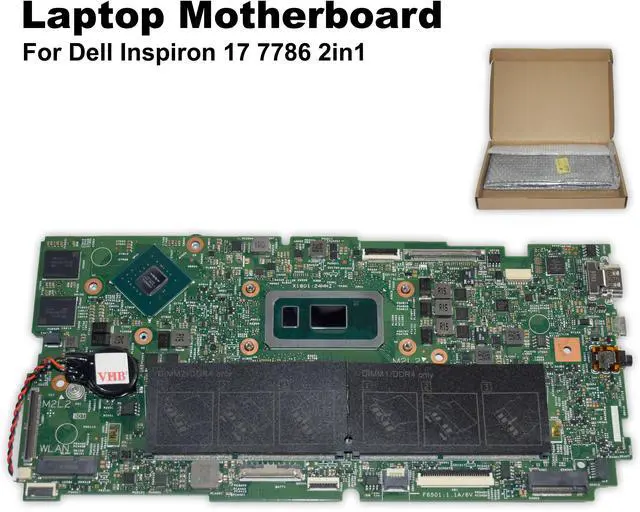 Alt view image 2 of 7 - Dell Inspiron 17 7786 2-in-1 Motherboard 9P7JP i7 1.8GHz Quad-Core w/ Nvidia Graphics