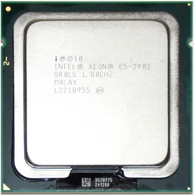 Alt view image 2 of 5 - Intel Xeon E5-2403V2 SR1A8 1.80GHz Quad-Core LGA1356 Server CPU