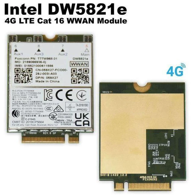 Alt view image 2 of 5 - Dell Latitude DW5821e T77W968 Snapdragon X20 4G LTE WWAN Card 59X27 059X27 - OEM