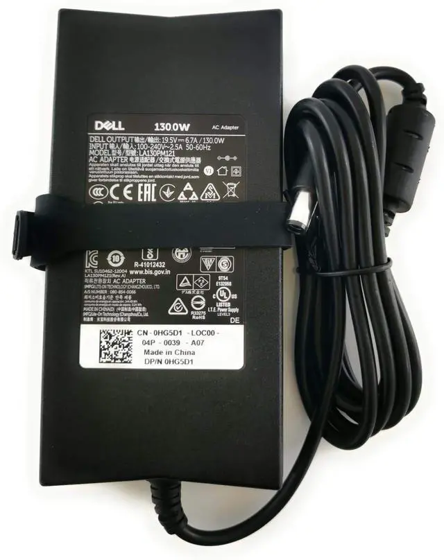 Alt view image 3 of 4 - Dell FA130PE1-00 130W 19.5V AC Power Adapter VNM7N 0VNM7N