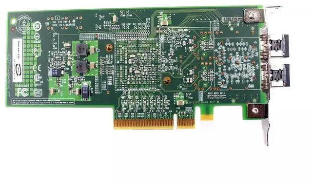 Alt view image 6 of 7 - Dell Brocade 825 Dual Port 8Gb Fibre Channel SFP+ HBA Full Height (5GYTY)