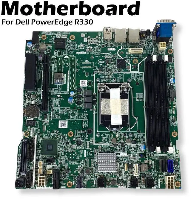 Alt view image 3 of 8 - Dell F93J7 Server Motherboard for PowerEdge R330 - 4 Slot DDR4 - UDIMM - Intel FC-LGA1151 Socket