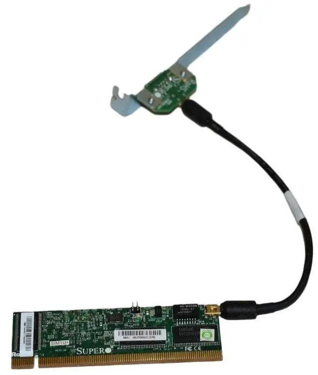 Alt view image 7 of 7 - Supermicro AOC-SIM1U+ IPMI 2.0 Remote Management Controller with AOC-USB2RJ45 Add-On Card, KVM Over LAN