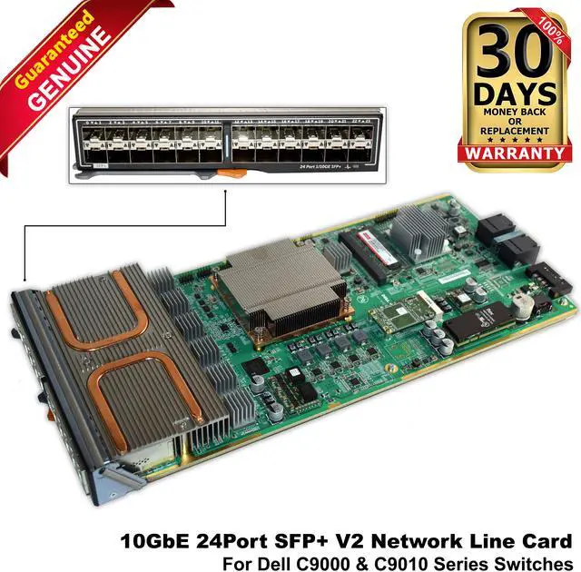 Main image of Dell 24-Port 10 Gbps SFP+ V2 Network Line Card X1CDJ