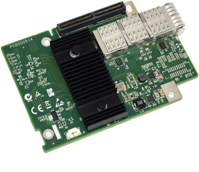 Alt view image 3 of 7 - Dell Mellanox MCX383A-FCNA Single-Port Network Adapter Card XK4C4