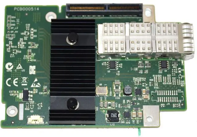 Alt view image 4 of 7 - Dell Mellanox MCX383A-FCNA Single-Port Network Adapter Card XK4C4