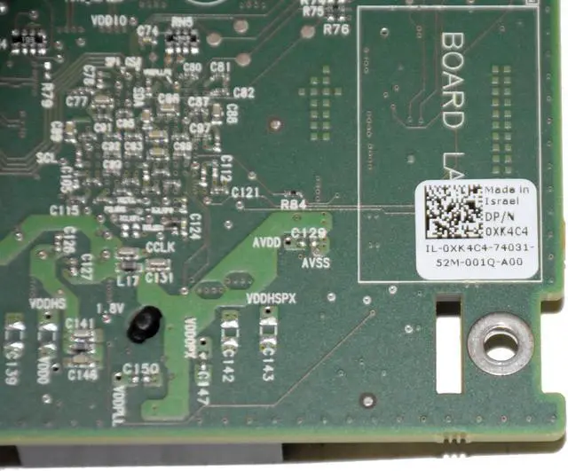 Alt view image 7 of 7 - Dell Mellanox MCX383A-FCNA Single-Port Network Adapter Card XK4C4