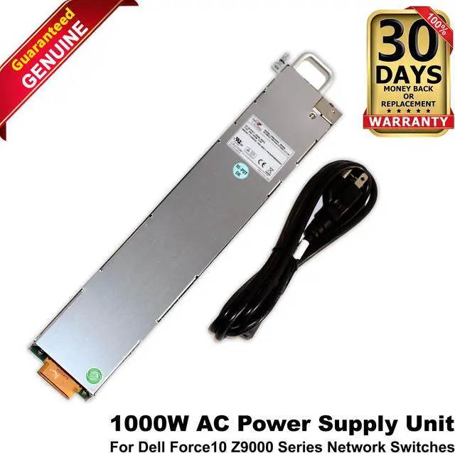Main image of Dell 1000W AC Power Supply Unit for Dell Force10 Z9000 Series PSS-2A00V NY1X9 - OEM