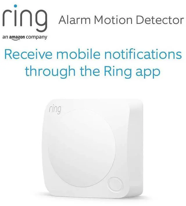 Alt view image 3 of 7 - Ring Alarm Motion Detector  Pet-Friendly, 90° Coverage, 25ft Range  Adjustable Settings  Easy Install  5AT2S9