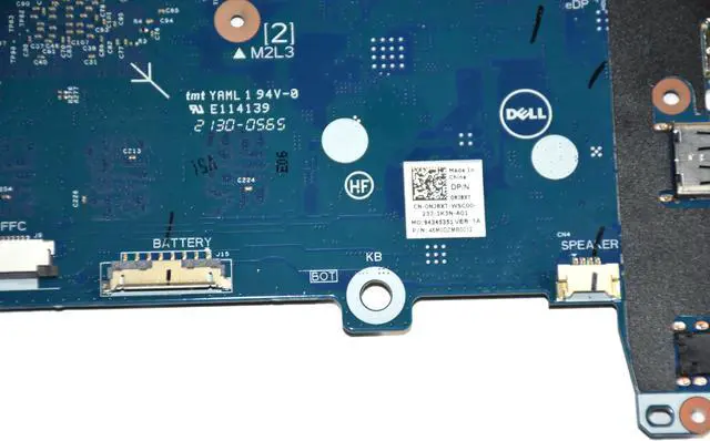 Alt view image 7 of 7 - Dell Chromebook 11 5190 2-in-1 Motherboard Intel Celeron N3450 NJ8XT