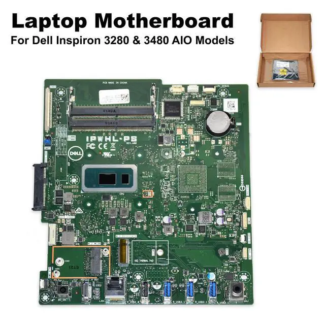 Alt view image 2 of 7 - Dell Inspiron 22 3280 AIO Motherboard with Intel Core i3-8145U 27W48