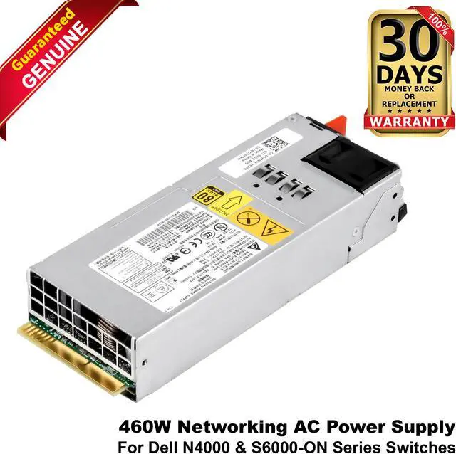 Main image of Dell EMC N4064F Switch KTM6X 2RH8M 100-240V 460W 80 Plus Gold Power Supply T9FNW - OEM