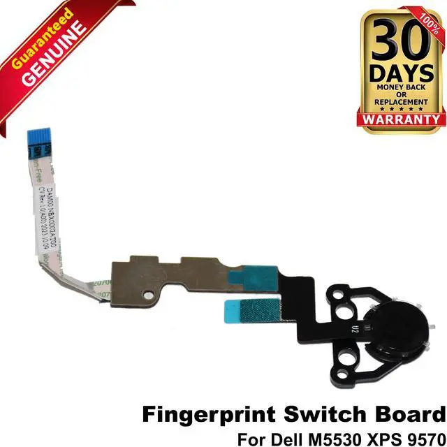 Main image of Dell M5530 XPS 9570 Fingerprint Switch Board Assembly VKWRF