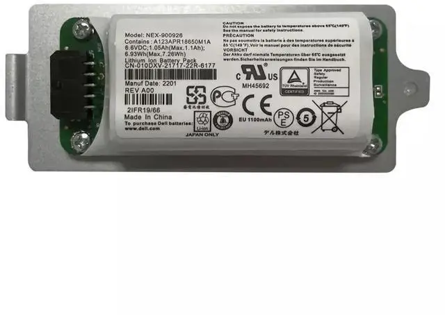 Alt view image 2 of 7 - DELL K4PPV EqualLogic Smart Battery Module for PS6210 / PS4210 Series