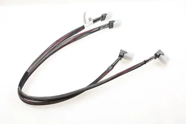 Alt view image 2 of 5 - Dell PowerEdge R430 Dual Mini SAS SFF-8087 Backplane Cable PCM19