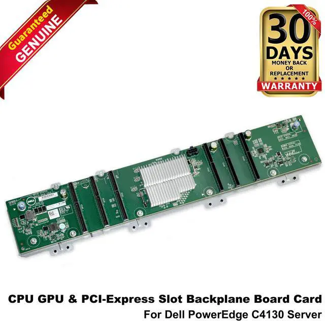 Alt view image 6 of 7 - Dell PowerEdge C4130 Server CPU GPU & PCI-Express Slot Backplane Board Card 0NDNN