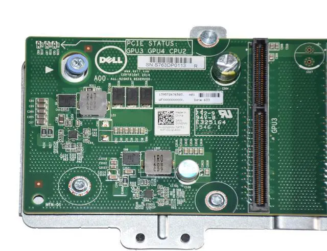 Alt view image 3 of 7 - Dell PowerEdge C4130 Server CPU GPU & PCI-Express Slot Backplane Board Card 0NDNN