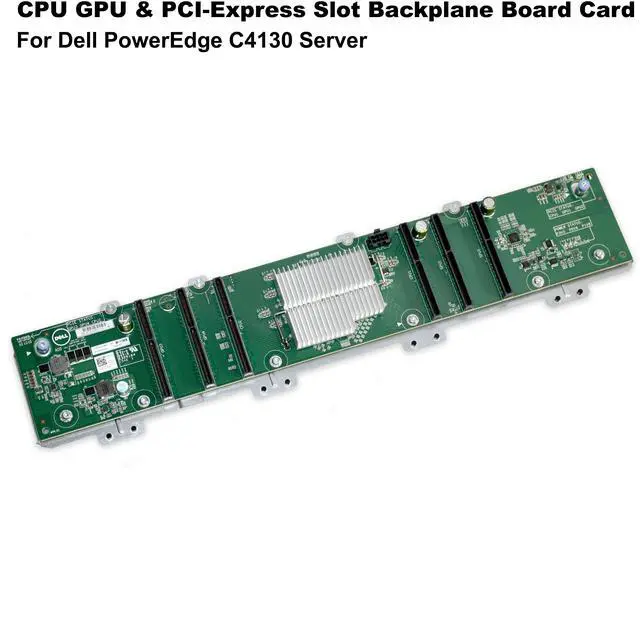 Alt view image 7 of 7 - Dell PowerEdge C4130 Server CPU GPU & PCI-Express Slot Backplane Board Card 0NDNN