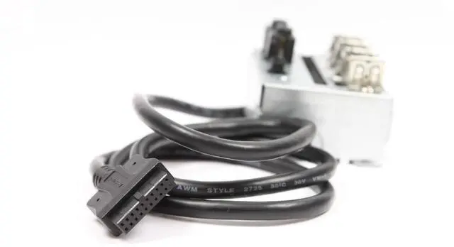 Alt view image 5 of 6 - Dell Precision T3600 T5600 I/O Front Panel Power Switch w/ Cable KFP99