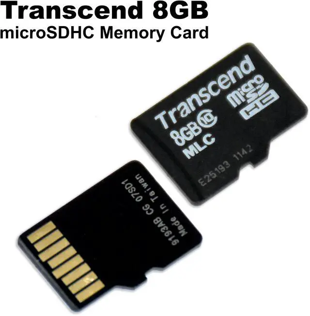 Alt view image 2 of 5 - Transcend 8GB MicroSDHC Flash Storage for Smartphones, Tablets & Cameras H1NNV