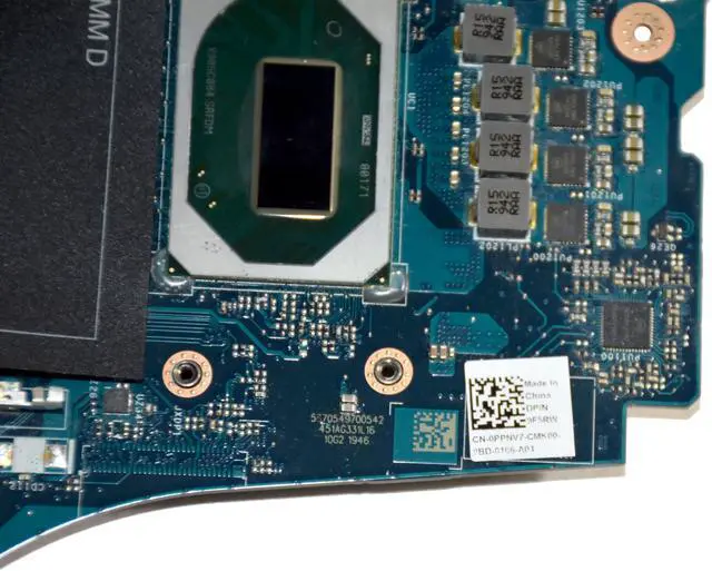 Alt view image 5 of 6 - Dell Precision 7540 Intel i5-9400H 2.5 GHz Laptop Motherboard PPNV7