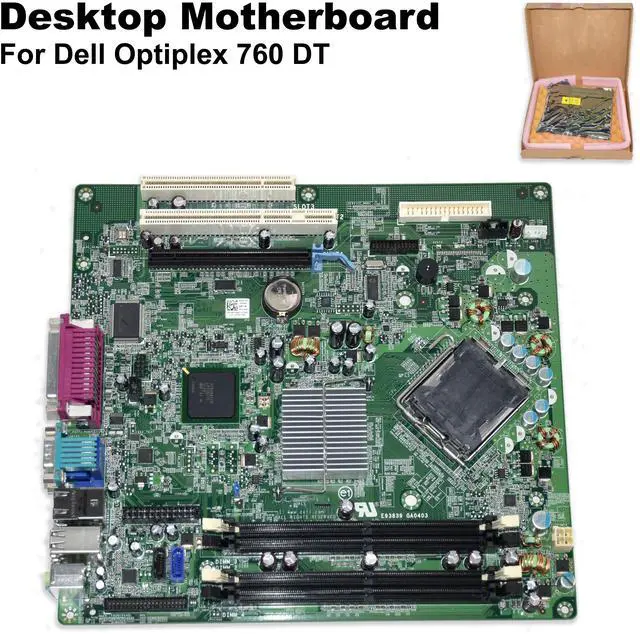 Alt view image 2 of 7 - Dell Optiplex 760 DT Desktop Intel Motherboard DDR2 LGA775 R230R