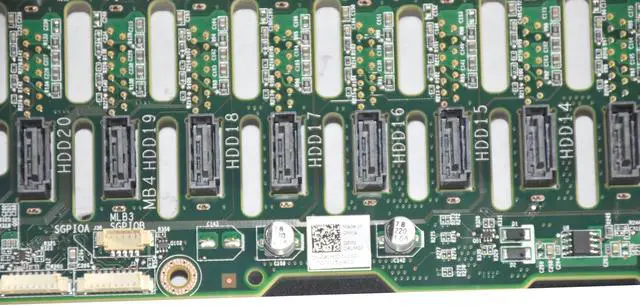 Alt view image 5 of 6 - Dell Poweredge C6220 & C6300 Enclosure Hard Drive Backplane 2.5" SFF 24 BAY 8VM0J